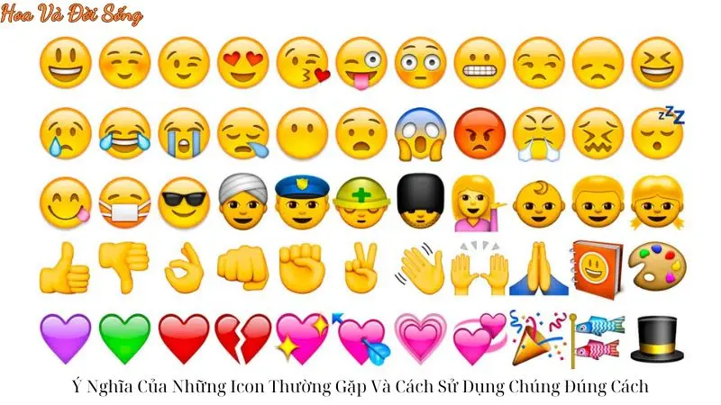 Ý Nghĩa Của Những Icon Thường Gặp Và Cách Sử Dụng Chúng Đúng Cách